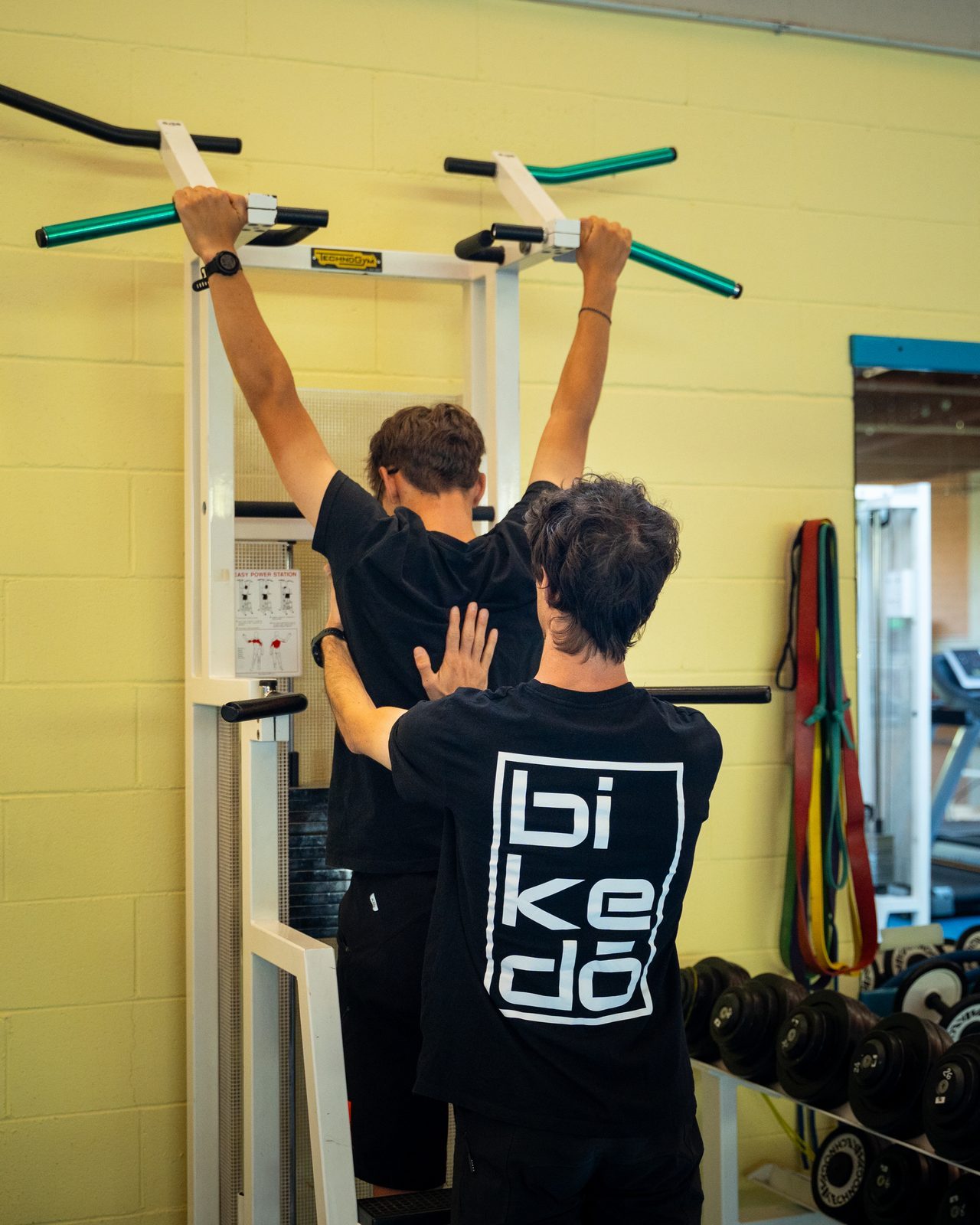 Allenamento in palestra — camp Bike-dō